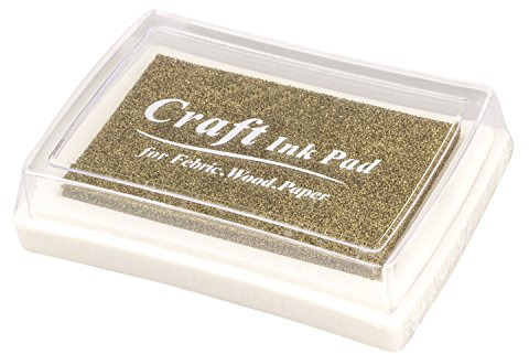 Wresetly Rubber Stamp Ink pad Stamp inkpad Ink Pad - Gold