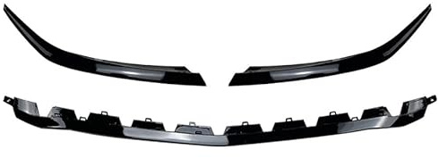 Frontal Alerón Spoiler Labio para Mercedes Benz A Klasse W177 A180 A200 A220 A35 AMG 2019-2023,Parachoques Delantero Labio Divisor Difusor Kit Carrocería