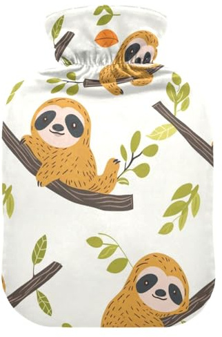 Süße Koala mit Ast Wärmflasche und Bezug weich warm für Winter Bett Hand Hals und Schultern 1L