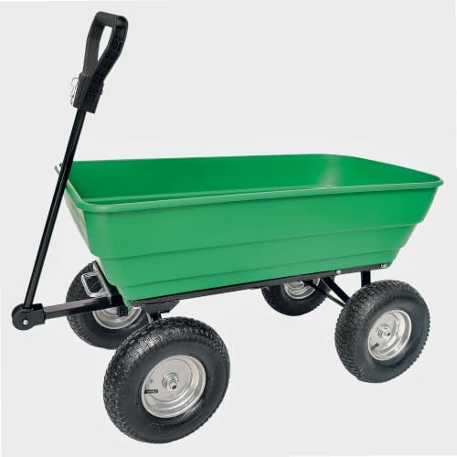 WERKA PRO Carrello rimorchio da Giardino 125 Litri