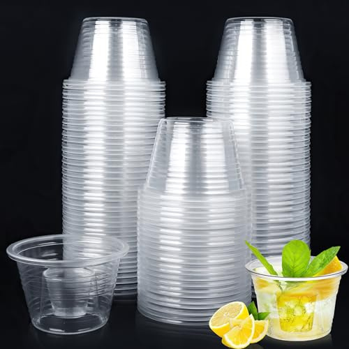 GUOSIYAO snapsglas 100 stycken snapsglas plastbomb | Snapsglas bomb shot mugg plastmugg bomb shot cups för jägarbomb riktig återanvändbar spritsmugg plastmugg