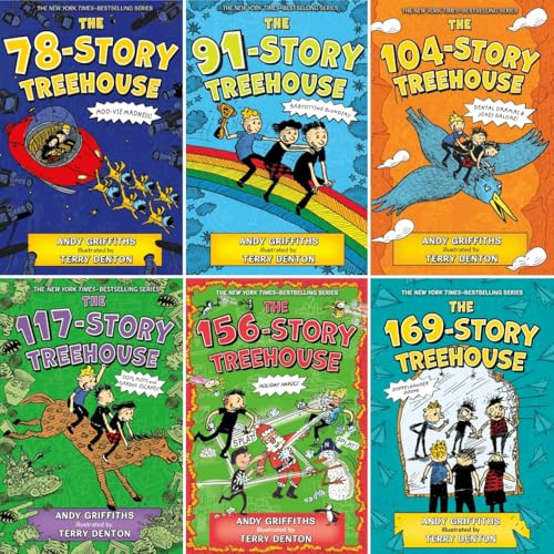 The Treehouse Books Series 6-Book Collection Set II: Vol.7 to 12