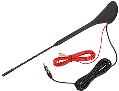 Auto -Radio -Antenna Signal de Renforcement élevé pour Les Véhicules 87,5-108 MHz Universal FM Am Amtenne pour Auto, Matériau en Caoutchouc, Antenne D'acide Automobile Générale