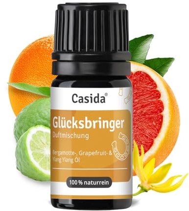 Casida Glücksbringer Duftmischung – 100% naturrein für neue Energie – 5 ml