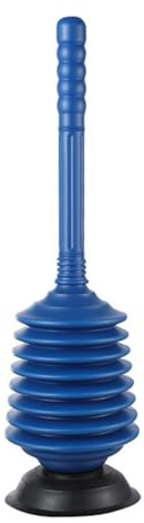 Bombas de succión para inodoro - Pistón de inodoro de 20,47 X 5,91 pulgadas | Artefacto de excavación de PP | Productos de limpieza para baño | Equipo sanitario | Productos de baño, soporte de
