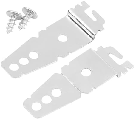 iplusmile 2pezzi Staffa Per Lavastoviglie in Ferro Robusto Montaggio Facile Per Piano Di Lavoro o Mobile Impedisce Ribaltamento e Spostamento Kit