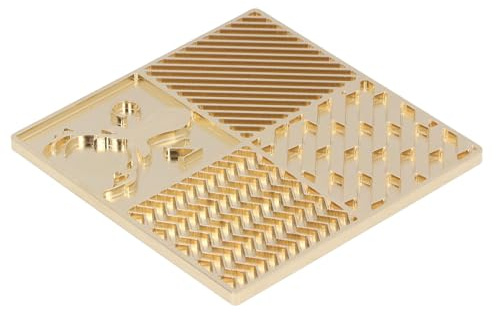 SEAFRONT Stampo per Cubetti di Ghiaccio, Vassoio per Timbri di Ghiaccio in Rame, Design Personalizzato Rapido per il, Perfetto per gli Amanti dei Cocktail e del Whisky (B02)