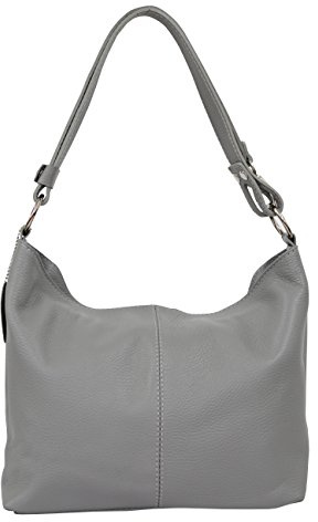 AMBRA Moda Damen Leder Handtasche Schultertasche Umhängetasche Hobo bag GL005