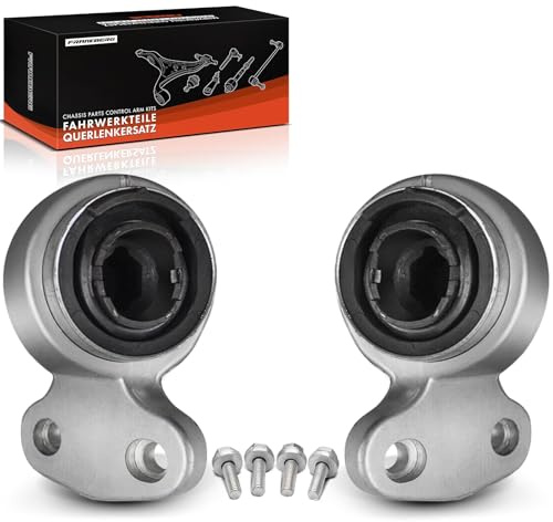 Frankberg 2x Contorl Arm Bushing Front Rear Compatible with E46 316 318 320 323 325 328 330 1999-2005 E85 2002-2009 E86 2006-2008 Replace# 31126757623