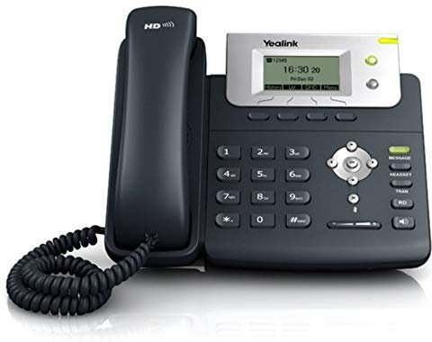 Yealink SIP-T21P-E2 Téléphone IP d'entrée de gamme avec PoE, rétroéclairage