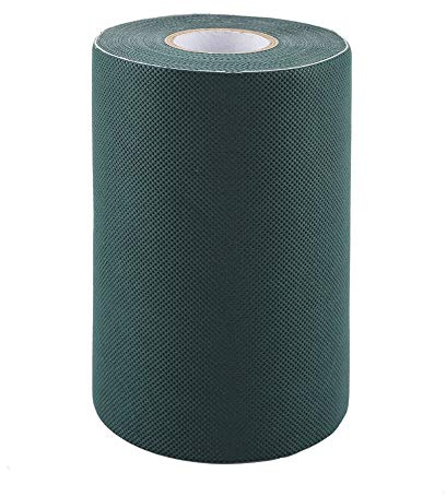 Samfox Kunstrasenband Naht Selbstklebend für Gras Turf Rasen Teppich Garten Kunstrasen Seaming Self Adhesive Joining Green Tape 1000 x 15 cm Grün