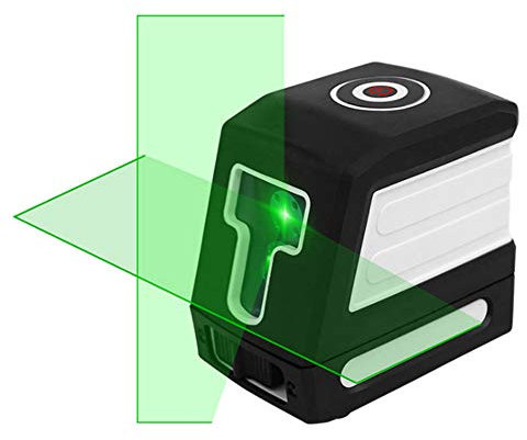 Laser Level Cross Line Manual Self Leveling Line Laser with Green Red Laser Beam, Multi-Use Self-Leveling Alignment Laser Level Slant Meter,B
