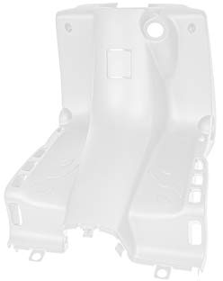 MXT Innenraumverkleidung Beinschild kompatibel mit Peugeot Speedfight 2 | Verkleidung unterhalb der Sitzbank, weiß, OEM 11-734-268-00 kompatibel mit Peugeot Speedfight 2 50 AC Luft ab Bj. 2004