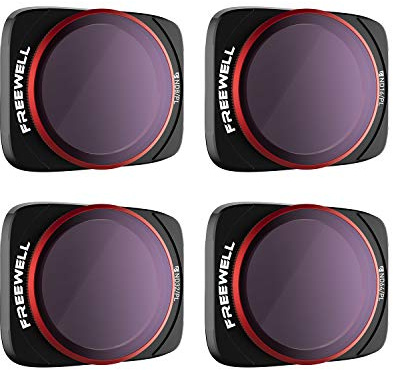 Freewell Bright Day - 4K Serie - 4Pack ND/PL Filter Kompatibel mit Air 2S Drone