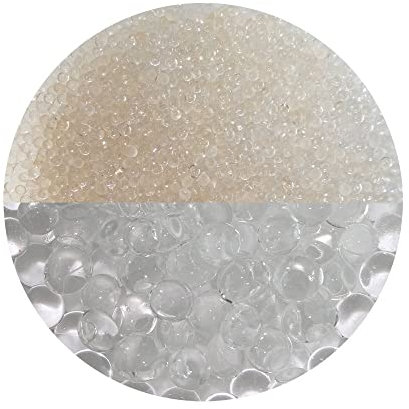 trendfinding 1000 g de Cristal granulado Puro, tamaño de Grano 3,5 – 4 mm, decoración para Flores y Plantas, Muy productivo, versátil