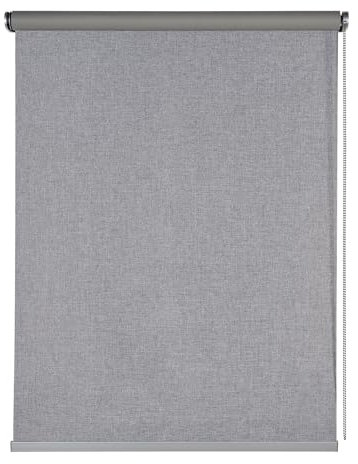 Tende a rullo per interni Oscuranti Premium in alluminio di alta qualità Tenda a rullo avvolgibile Oscurante termica da interno per finestra STORESDECO 180x250 cm Grigio Premium