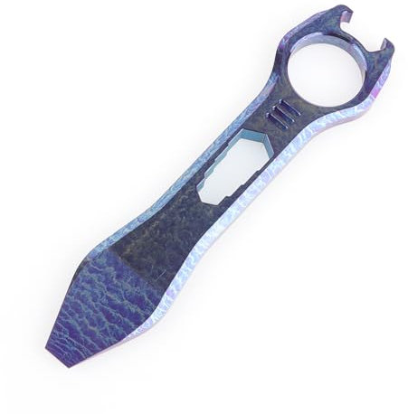 Hamans Titan EDC Stemmeisen Multi Tool Flaschenöffner Nagel Abzieher Brecheisen Schraubenschlüssel Schraubendreher Kompakte Größe EDC Multi Tool, QG-01