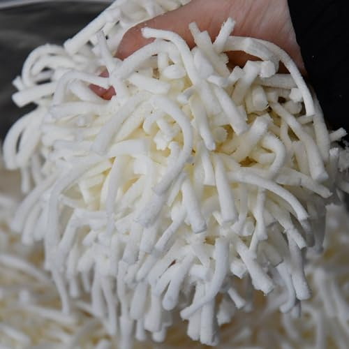 Nurtextil24 Latex Spaghetti Kissenfüllung 5 kg Kissen Füllmaterial | Speziellen Spaghettiform Ergonomische Stützkraft - Füllung für Kopfkissen, Hundekissen, Gesundheitskissen, Sitzkissen