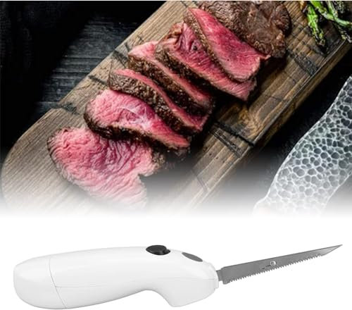 GALPBBCADE Coltello da Intaglio Elettrico Senza Fili Multifunzione Coltello Elettrico per Intagliare Carne Pane Schiuma Artigianale e Altro Coltello da Cucina Elettrico Portatile