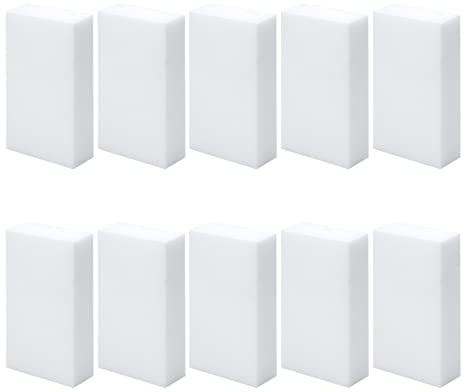 vohiko Nano Schwamm Küche Waschbar Putzschwamm Spülschwamm Küchenschwamm Zweiseitig Reinigungsschwamm Fleckenentferner Scheuerschwamm Küche Topfreiniger Geschirrschwamm Fleckenentferner Pad 10 PCS