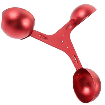 SEWOART Windmessung Anemometer Mit Sensor Aluminium Windgeschwindigkeit Messgerät Rot Für Wetterstationen Und Windkraftanlagen Installieren Und Tragbar