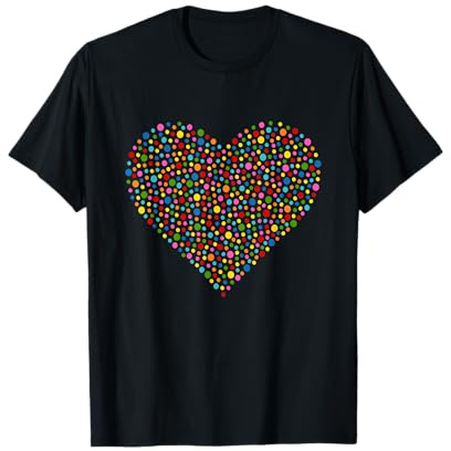 Konfetti Herz - Fasching Kostüm Karneval - Herz aus Konfetti T-Shirt