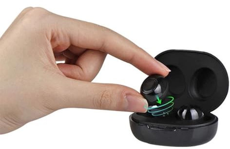 RIESKAS XIYAN USB Rechargeable Sound Amplifier, Almost Invisible Personal Sound Amplifier with Noise Reduction Function, Suitable for Adults And Elderly Gifts