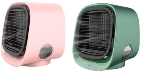 Kleagary Desktop Water Cooling Fan Mini Cooling USB Air Cooler Convenient Mobile Humidification Large Wind
