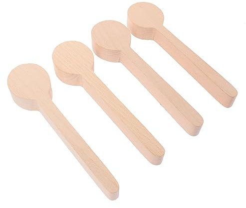 DOITOOL 4stücke Unfertige Holzschaufeln Für Löffelzubehör Herstellen Holzlöffelformen Für Diy-bastelarbeiten Geeignet Für Könnerstufen
