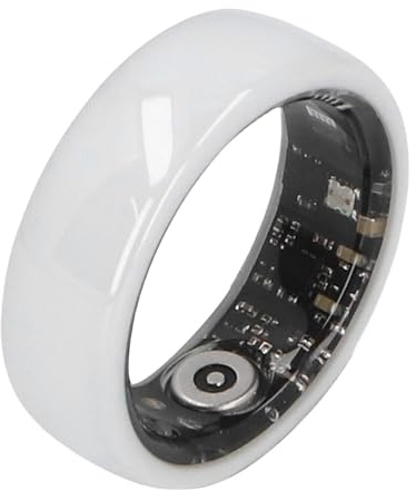 Smart Ring, Smart Health Ring, 5ATM Regenschutz, Geringer Stromverbrauch, Gestenkontrollkamerasfunktion Gesundheitsring mit Ladungskabel, Gesundheits- und (Größe 7: ca. 17,3 mm /