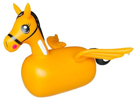 TTETTZ Kinder Hüpfpferd Spielzeug Geschenk Aufblasbares Reiten Hüpfspielzeug für Den Urlaub Im Freien