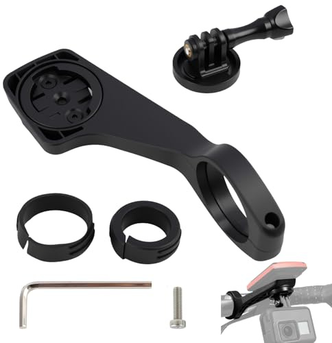 Fahrradhalterung Kompatibel mit beliebten GPS-Fahrradcomputern wie Explore Edge 530/540/520/200/1050/1040, Fahrradcomputer, Out Front Mount Halterung Vorbau für Fahrradlenker 25,4mm 31,8m, Gm Montage