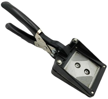 ＡＷＨＡＯ Cortador de Fotos, Cortador Manual, Perforador de Papel, Troquelador de Identificación para Manualidades de Papel, 5cmx5cm