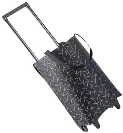 MOLUCKFU Carrello della Spesa Pieghevole con Borsa e Ruote per Scale, Trolley Portatutto con Grande Capacità per Uso Domestico, Campeggio e Supermercato