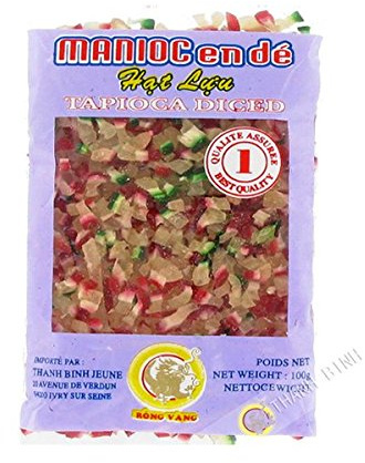 La yuca seca en el dedal de DRAGÓN de ORO 100g de Vietnam