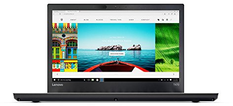 Lenovo ThinkPad T470 14 Inch FHD (1920 x 1080) IPS Screen, Intel i5-6300U Processor, 8GB RAM, 256GB PCIe NVMe SSD, Windows 10 Pro
