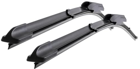 Mossa Vordere Scheibenwischer kompatibel mit Opel Corsa B (03.1993-09.2000) - flache Wischerblätter. Wischerblätter - Set für Frontscheibe (Fahrer- + Beifahrerseite) (450 mm / 450 mm)