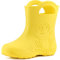 Ladeheid Stivali Bambino e Bambina in Gomma Comodi Stivali Pioggia Bambino con Motivo a Rana LA-CA-01 (Giallo, 26/27 EU)