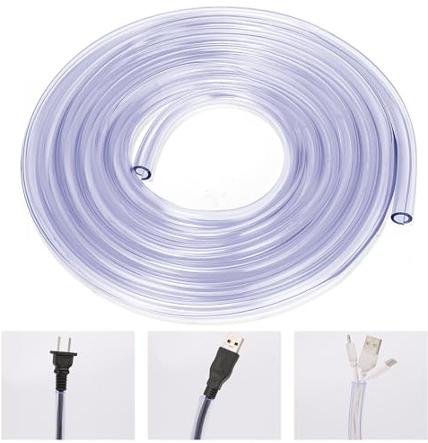 WEDAWN Kabelschutz für Hunde und Katzen, 2 mm dick, Flexibles Kabel, für USB-Ladekabel, Netzkabel, Audio-Videokabel, geruchlos, 1 Stück