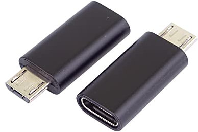 PremiumCord USB-C pour l'adaptateur Micro USB, Socket Micro-B/Plug-in, Noir