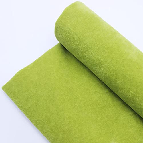 HARICSET Bastelfilz Selbstklebend 145 cm Breit Kinder Vliesstoff Stoff Filzplatten zum Filzuntersetzer Basteln Nähen DIY Patchwork(Size:1.45 * 2m,Color:grün)