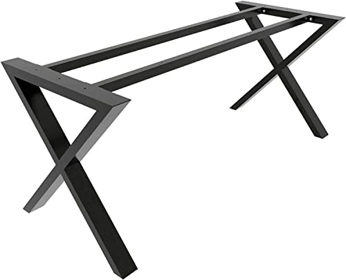 MetaloPro Möbelbeine 130x70x72 cm – Stabile Stahlrahmen | Hochwertiges Metall, ideal für Tischbau und Sofabau, schwerlastverwendung unser tischbeine metall haben, einfach zu