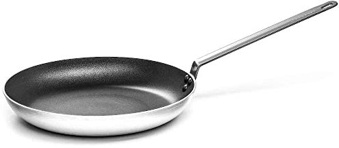 Forgast Padella Antiaderente Professionale 40 cm in Alluminio 3003, Rivestimento in Teflon, Padella Induzione Gas Fornello Elettrico, Comodo Manico, Resistente a Graffi e Abrasioni