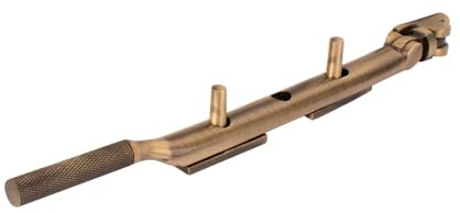 Dart Knurled Window Casement Stay - 8 (200mm) - Antique Brass