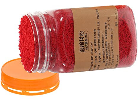 SUPVOX Polvere Statica Di Spugna Per Alberi Materiali Per Scene Di Alberi Fibra Di Spugna Forniture Per Modelli in Miniatura Polvere Sparsa