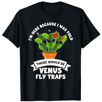 Venus Fly Trap Plant Soil Plants Live Seeds Venus Fly Trap T-Shirt