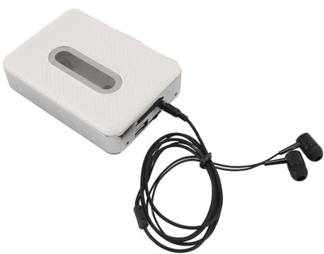 Tragbarer Kassettenspieler mit Kopfhörer, USB-Kassetten-zu-MP3-Konverter, Kassettenspieler, Kassetten-zu-MP3-Konverter, Auto-Reverse, Tragbarer Kassettenspieler für Laptop-PC
