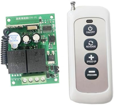 Apriporta automatico, apricancello automatico, Regolatore di velocità da tavolo con regolatore di velocità rotante for tavolo da pranzo elettrico con telecomando senza fili 12V 24V DC per famiglie num