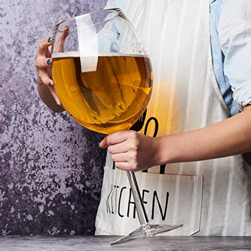 XFZJCHAP Copa de Vino Tinto Gigante de Gran tamaño, Copa de Copa Extra Grande de 3000ml, Copa de Cerveza de Barril, Copa de Vino Tinto Grande de Gran Capacidad