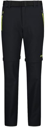 CMP - Pantaloni da Bambino Zip-off Tessuto Stretch, Pants Unisex - Bambini e Ragazzi